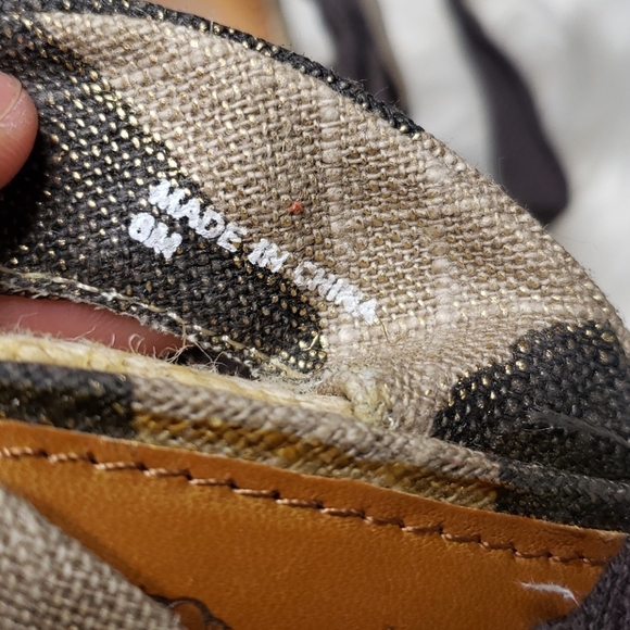 Loft metallic espadrille wrap wedge knot 8 - Picture 4 of 11